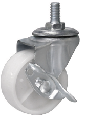 ATI PP Material Light Duty Thread Caster Wheel Brake