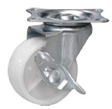 ATI PP Material Light Duty Plate Caster Wheel Brake
