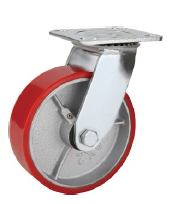 ATI-PU w Iron Industrial Caster Wheel Heavy Duty Moving