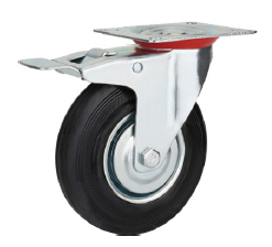 ATI Rubber Medium Duty Caster Wheel Brake