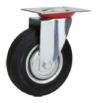 ATI Rubber Medium Duty Caster Wheel Moving
